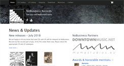 Desktop Screenshot of nobusinessrecords.com